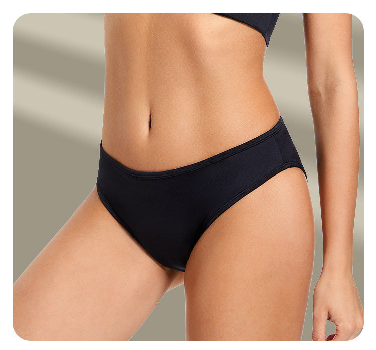 Maillot menstruel noir XS à 3XL : confort et protection optimale